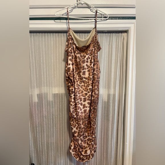 Cheetah Print Dress - Picture 2 of 3